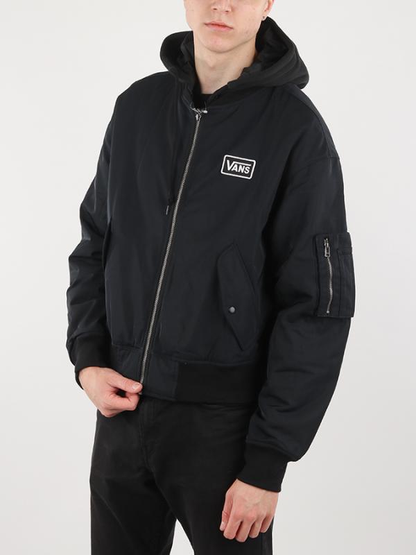 Bunda Vans WM Boom Boom Hood Ja Black Černá