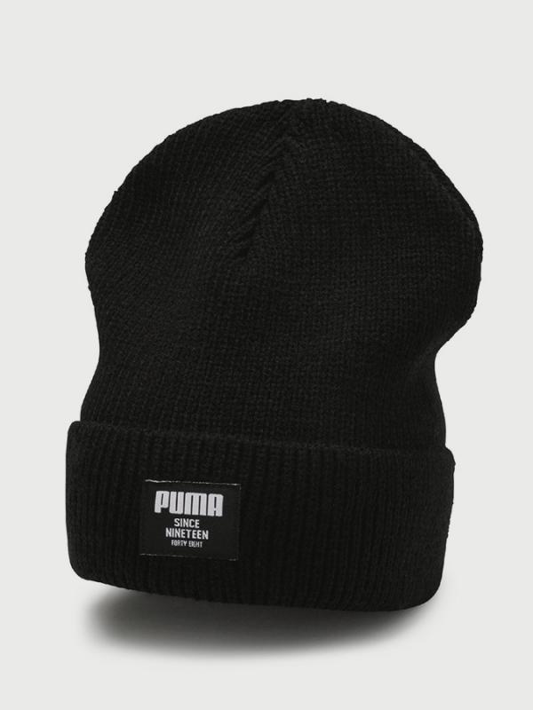Čepice Puma Ribbed classic beanie Černá