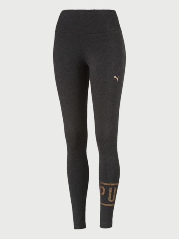 Legíny Puma ATHLETIC Logo Leggings Šedá