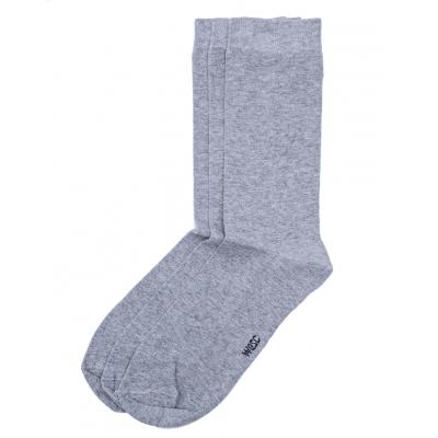Ponožky WeSC Basic socks 3-pack Grey Melange