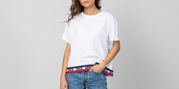 Levi's® Graphic J. V. Tee White