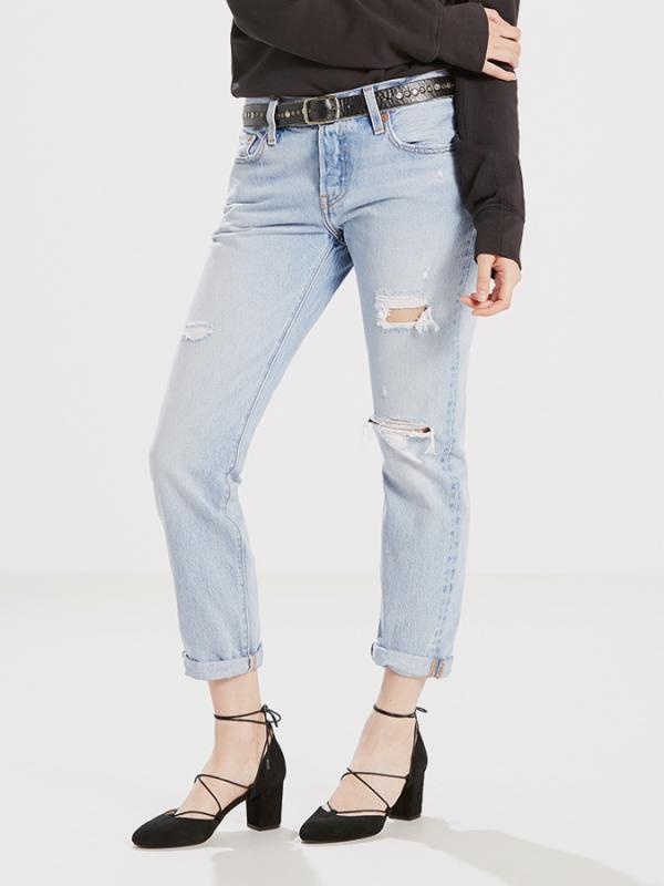 Džíny LEVI'S 501 Taper So Called Life Modrá