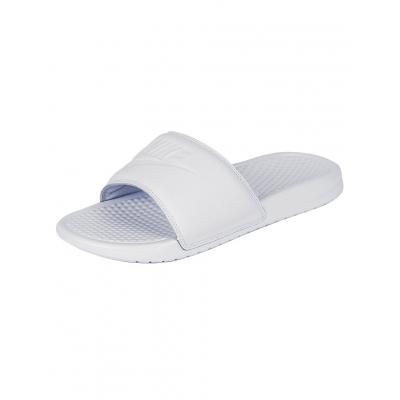 Boty Nike Benassi JDI Leather WHITE/WHITE-WHITE