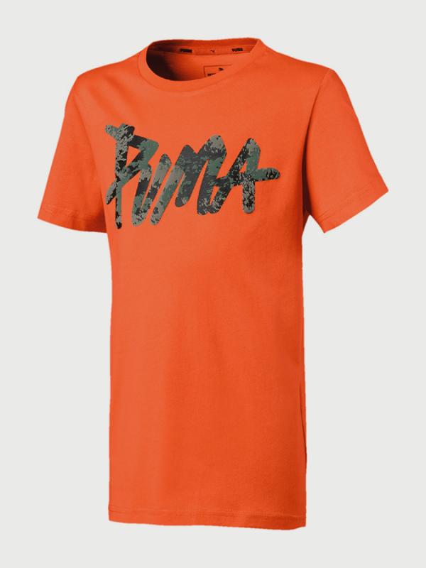 Tričko Puma Style Graphic Tee B Oranžová