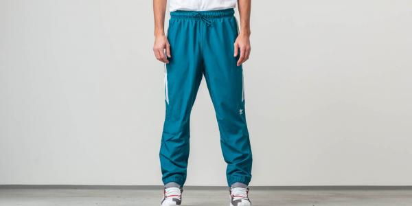 adidas Classic Wind Trackpants Real Teal/ White