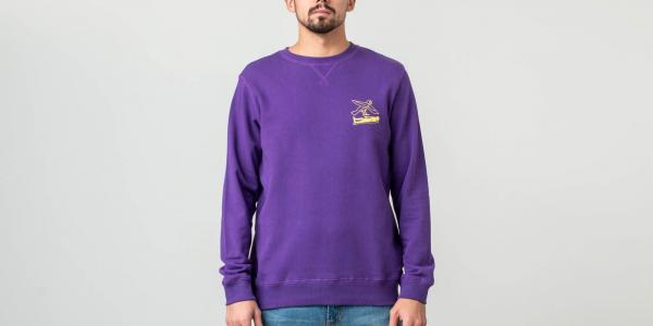 Soulland Fenster Crewneck Purple