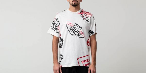 Billionaire Boys Club Vintage Graphic T-Shirt White Marl