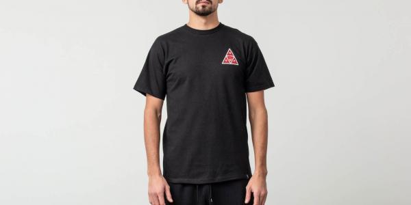 HUF x Spitfire Triple Triangle T-Shirt Black