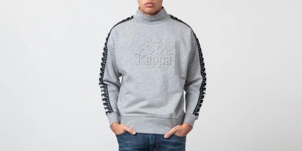 Kappa Authentic Alef Man Crewneck Grey