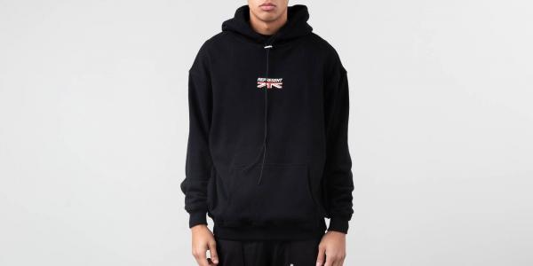 REPRESENT Logo Hoodie Black
