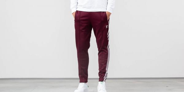 adidas Beckenbauer Track Pants Maroon