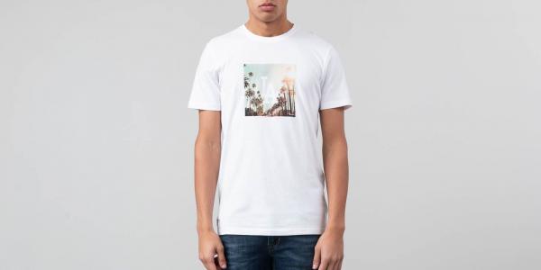 New Era MLB City Print LA Tee White