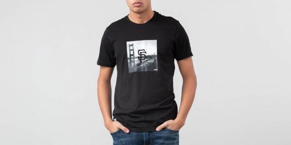 New Era MLB San Francisco Giants Print Tee Black