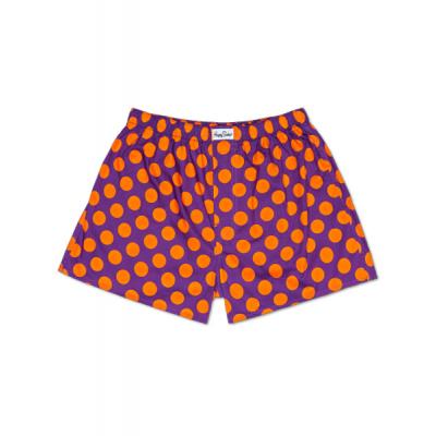 Trenýrky Happy Socks Big Dots Boxers Puprle/ Orange