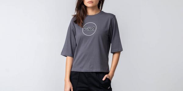 FILA Rehan Shortsleeve Tee Iron Gate