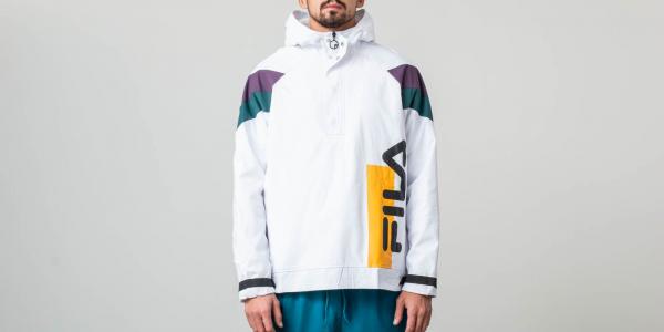 Fila Tru Faux Lambswool Lined Jacket White