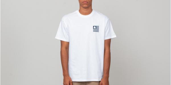 Carhartt WIP State Sports Shortsleeve Tee White