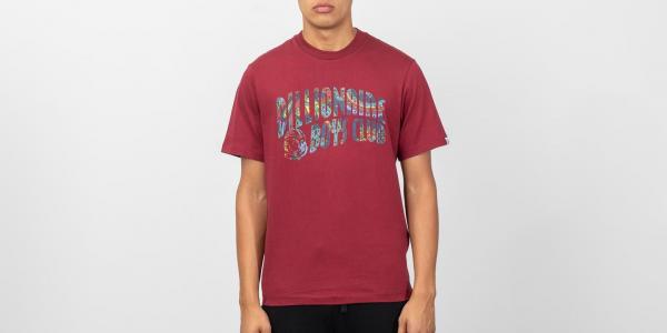 Billionaire Boys Club Paisley Arch Logo Tee Red
