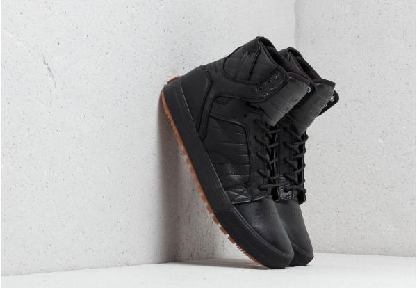 Supra Skytop Cold Weather Black-Black/ Gum