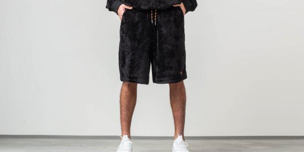Diadora Velour 48th Floor Shorts Black
