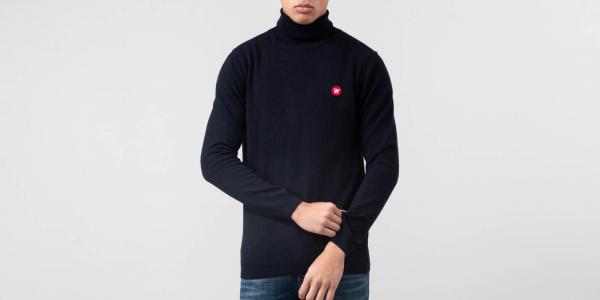 WOOD WOOD Ira Turtle Neck Navy