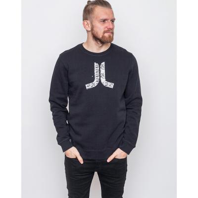 Mikina WeSC Black Concrete Print Black
