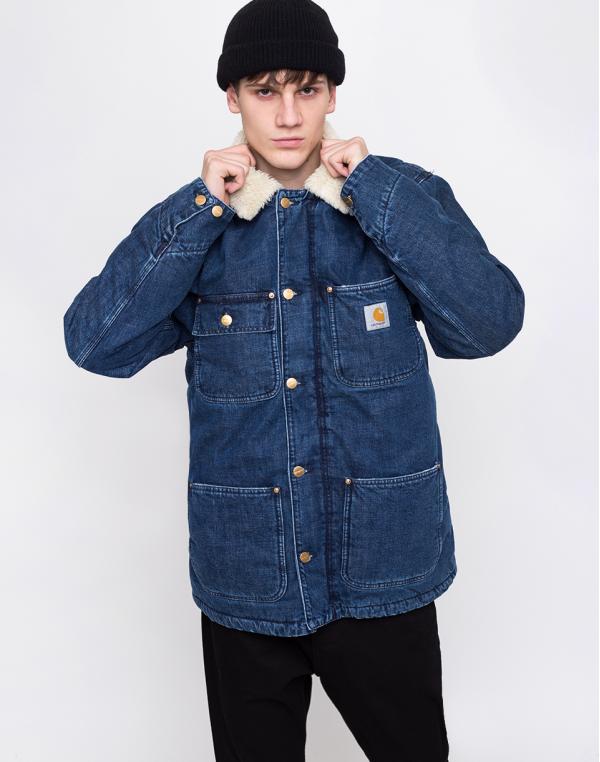 Carhartt WIP Fairmount Blue dark stone washed M