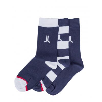 Ponožky WeSC Block stripe Blue Iris