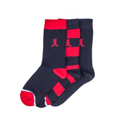 Ponožky WeSC Block stripe Black