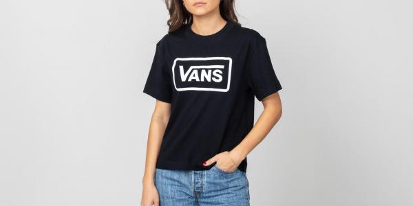 Vans Boom Boom Boxy Tee Black