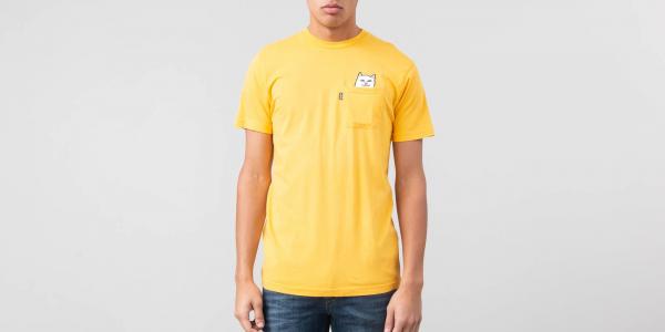 RIPNDIP Lord Nermal Pocket Tee Yellow