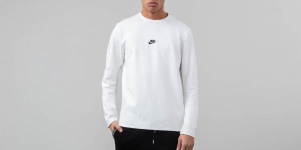 Nike Sportswear Tech Longsleeve Tee White