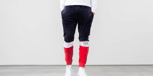FILA Kaiden Velour Pants Peacoat