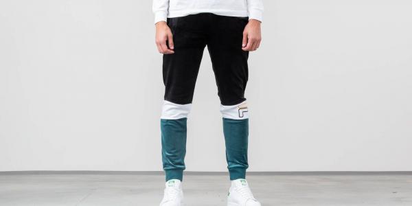 FILA Kaiden Velour Pants Black