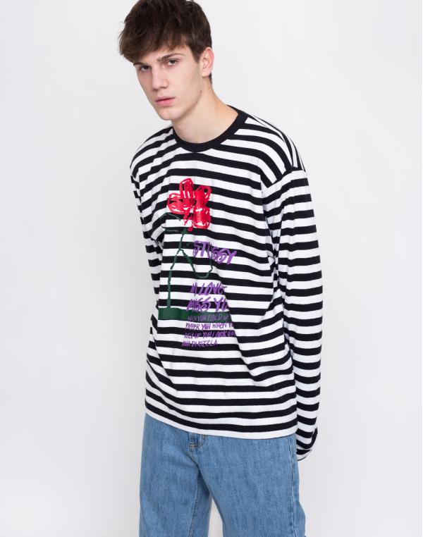 Stüssy Flower Black XL