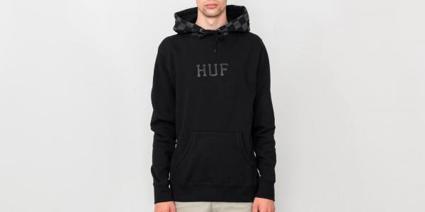 HUF Blackout Pullover Hoodie Black