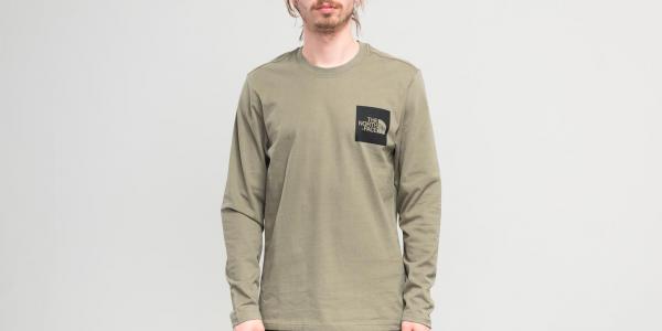 The North Face Longsleeve Fine Tee Deep Lichen Green