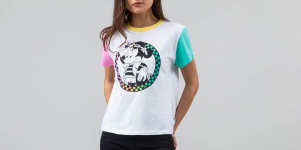 Vans Hyper Mickey Tee White