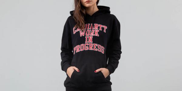 Carhartt WIP Hooded Division Sweatshirt Black