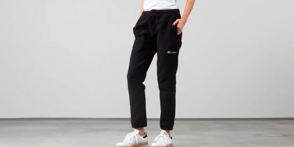 Champion Elastic Cuff Pants Black