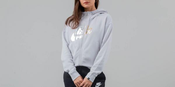 Nike Hanorac Rally Hoodie Grey