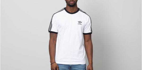 adidas 3-Stripes Tee White
