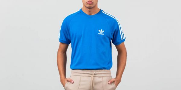 adidas 3-Stripes Tee Blue Bird