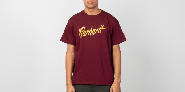 Carhartt WIP Spill Shortsleeve Tee Mulberry/ Quince