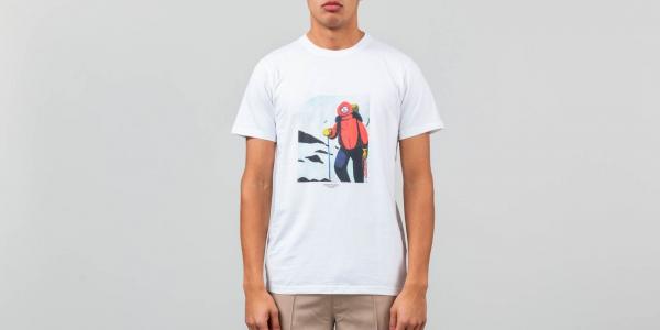 Norse Projects x Daniel Frost Mountaineer Tee White