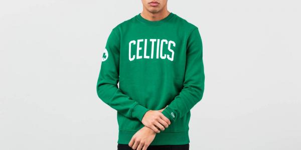 New Era NBA Team Apparel Boston Celtics Crewneck Gren