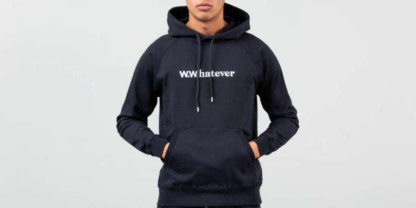 WOOD WOOD Fred Hoodie Navy