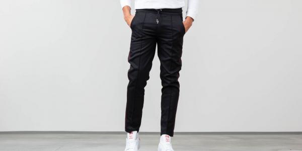 AXEL ARIGATO Ringo Trousers Black/ Bordeaux