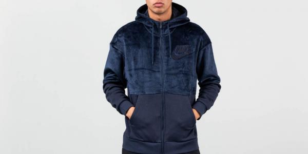 Nike Statement Winter Fullzip Hoodie Blue