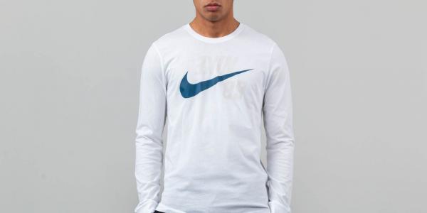 Nike SB Long Sleeve Tee White/ Blue Forc